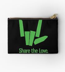 share the love Zipper Pouch