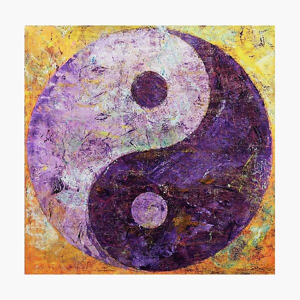 Aperçu de l'œuvre Purple Yin Yang créée et vendue par Michael Creese.