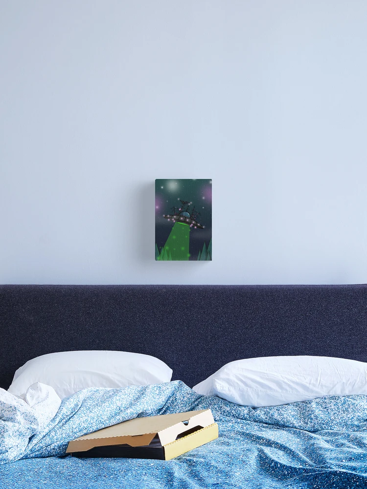 Thumbnail 2 of 3, Canvas Print, Invaders! designed and sold by MonsterLab.
