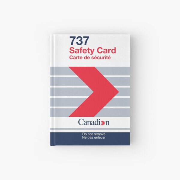 Canadian Airlines Security Card 737 02 Hardcover Journal
