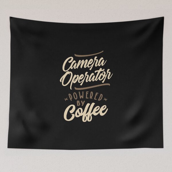 Item preview, Camera Operator Powered by Coffee designed and sold by cidolopez.