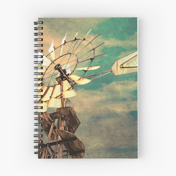 Item preview, Rustic Windmill against Cloudy Sky Modern Country Art A520 designed and sold by byNicol.