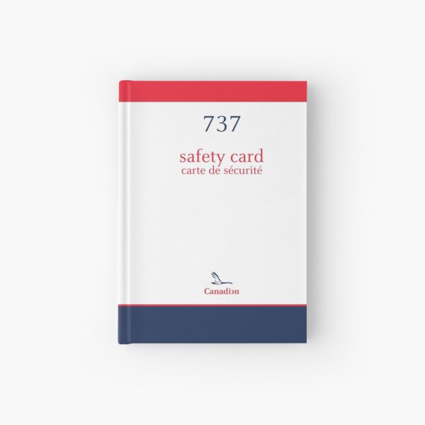 Canadian Airlines Security Card 737 03 Hardcover Journal