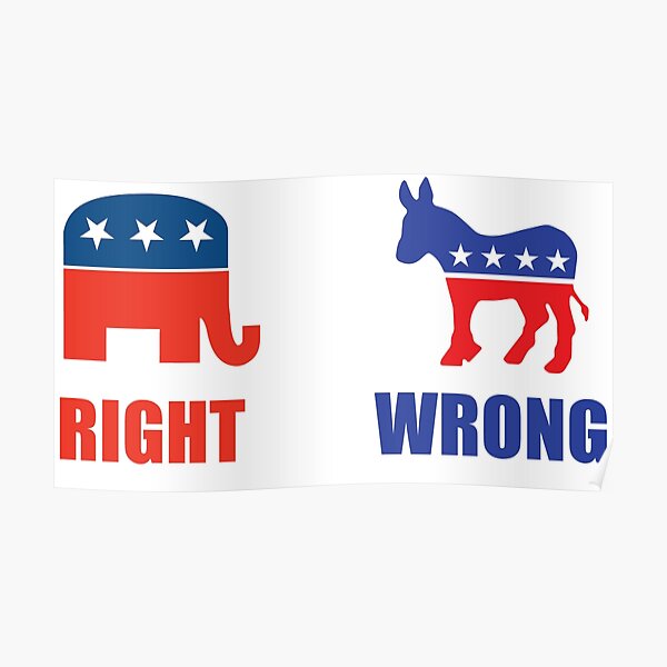 Right And Wrong Posters | Redbubble