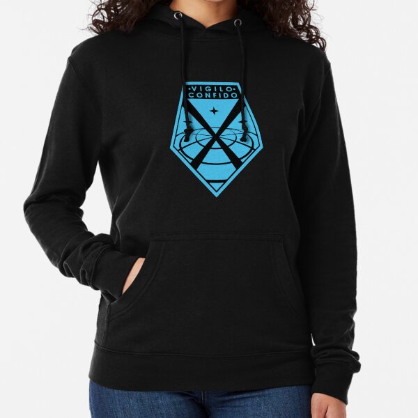 "Vigilo Confido" XCOM Logo Lightweight Hoodie