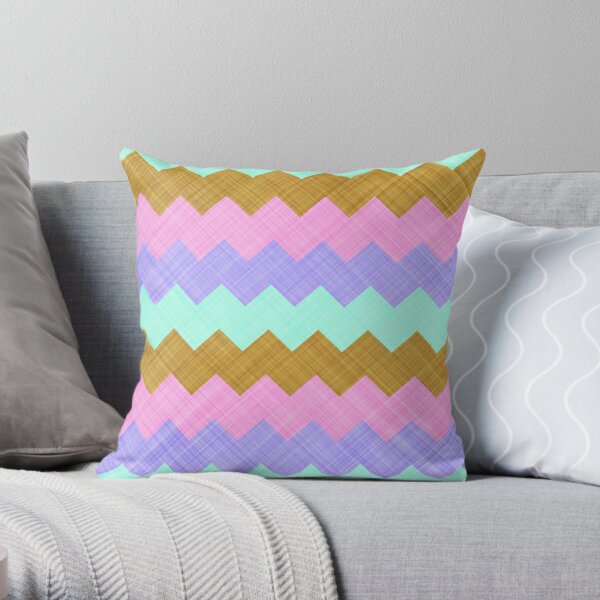Zig zag Throw Pillow