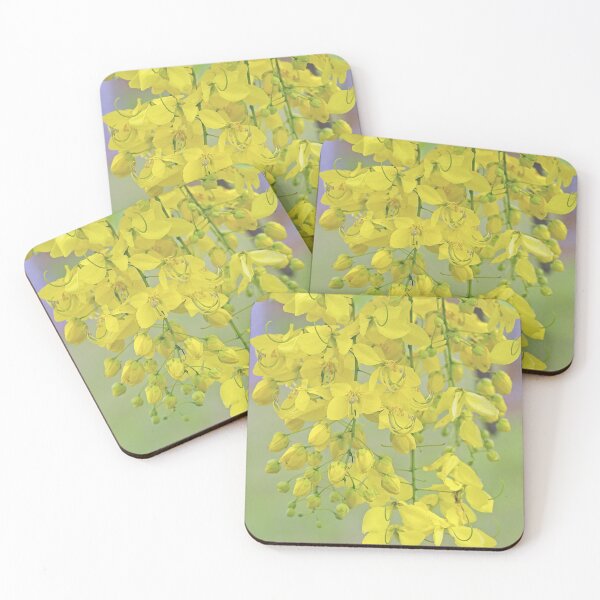Item preview, Golden Yellow Blossoms (Cassia Fistula Tree) designed and sold by Kerryn Madsen-Pietsch.