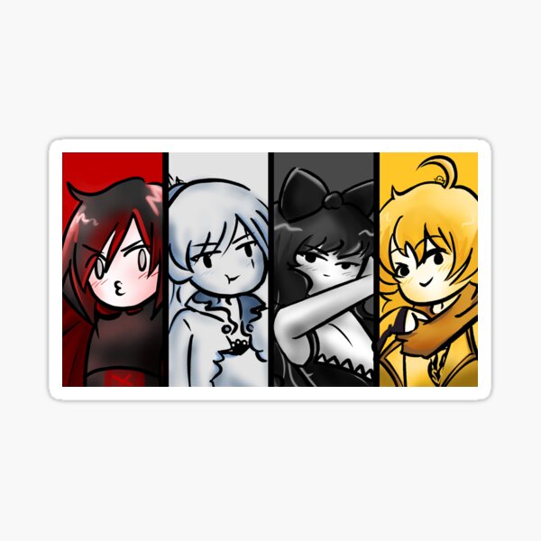 RWBY V1 Poster Sticker