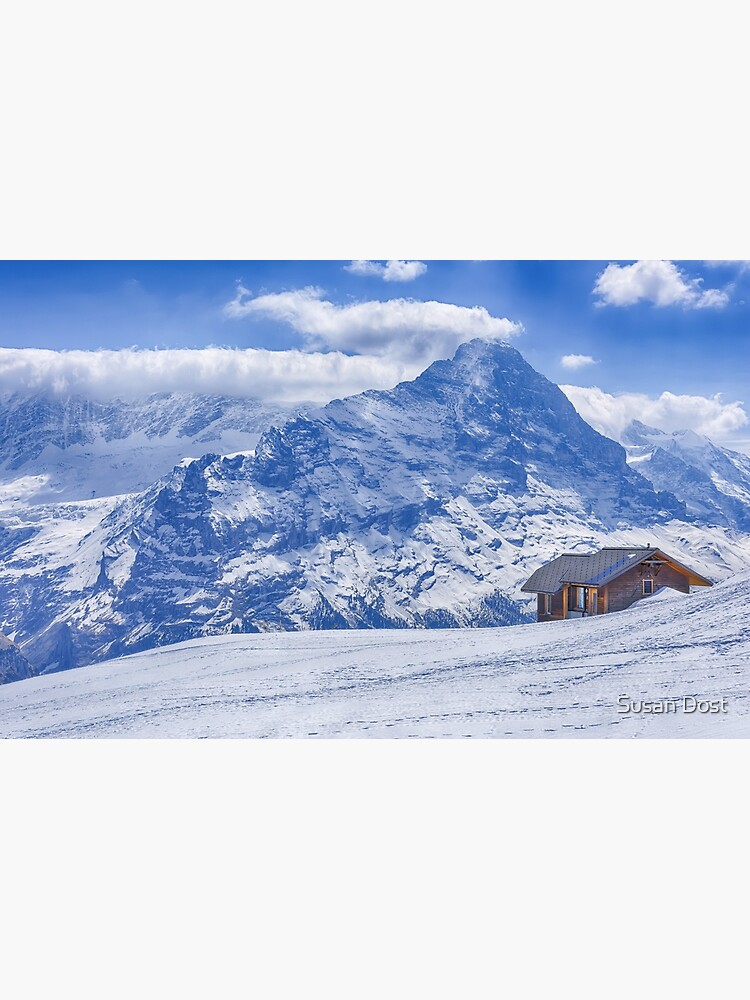 "Cabin At Top Of First Grindelwald Switzerland" Poster for Sale by ad9465 Redbubble