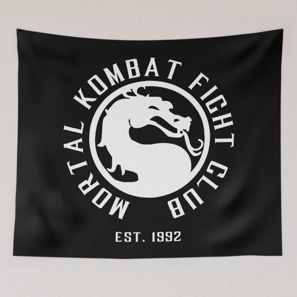 Item preview, Mortal Kombat Fight Club | Mortal Kombat 11 | Clean White Logo designed and sold by surik-.