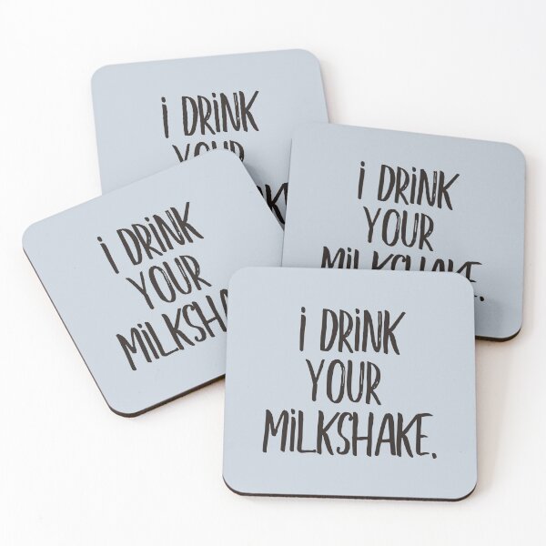 Item preview, I drink your milkshake (black) designed and sold by didijuca.