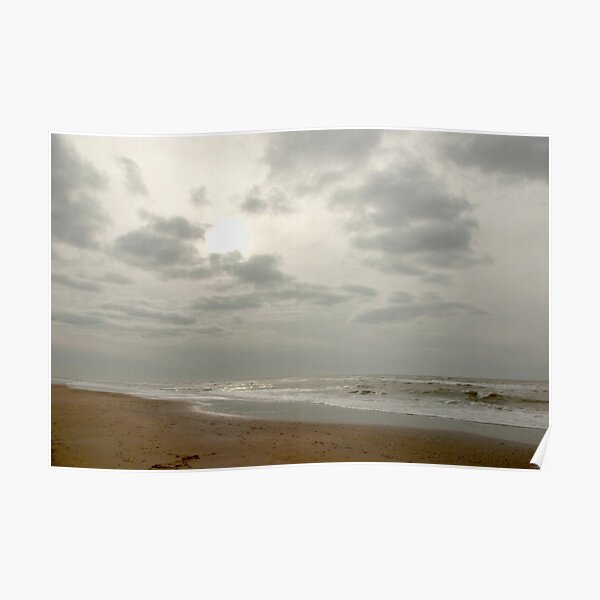Where sun, clouds, wind and water meet Poster