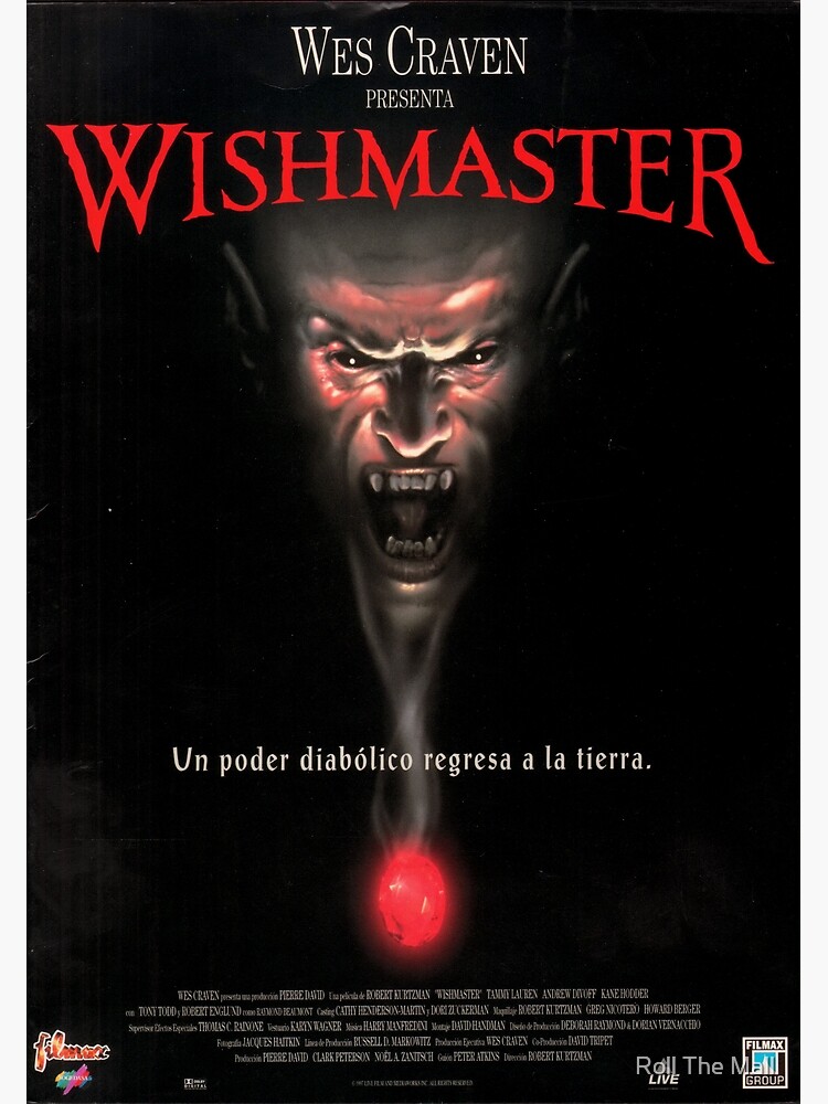 "Wishmaster Movie Poster" Poster for Sale by rollthemall | Redbubble