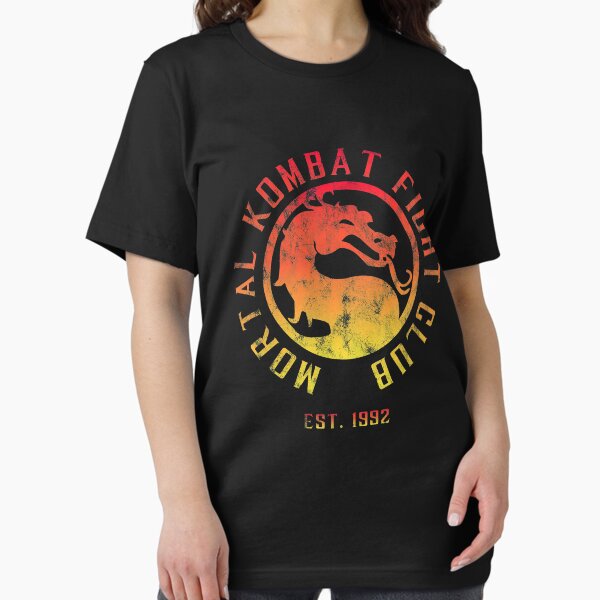 Artikel-Vorschau von Mortal Kombat Fight Club | Mortal Kombat 11 | Logo in Distressed-Farbe, designt und verkauft von surik-.