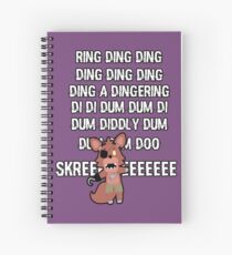 What Does Foxy Say? Spiral Notebook