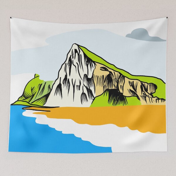 Item preview, The north face of the Rock of Gibraltar designed and sold by stephenignacio.