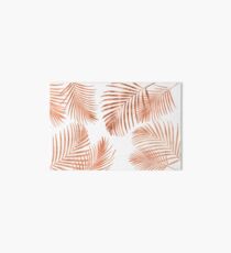 Rose Gold Palmblätter Galeriedruck