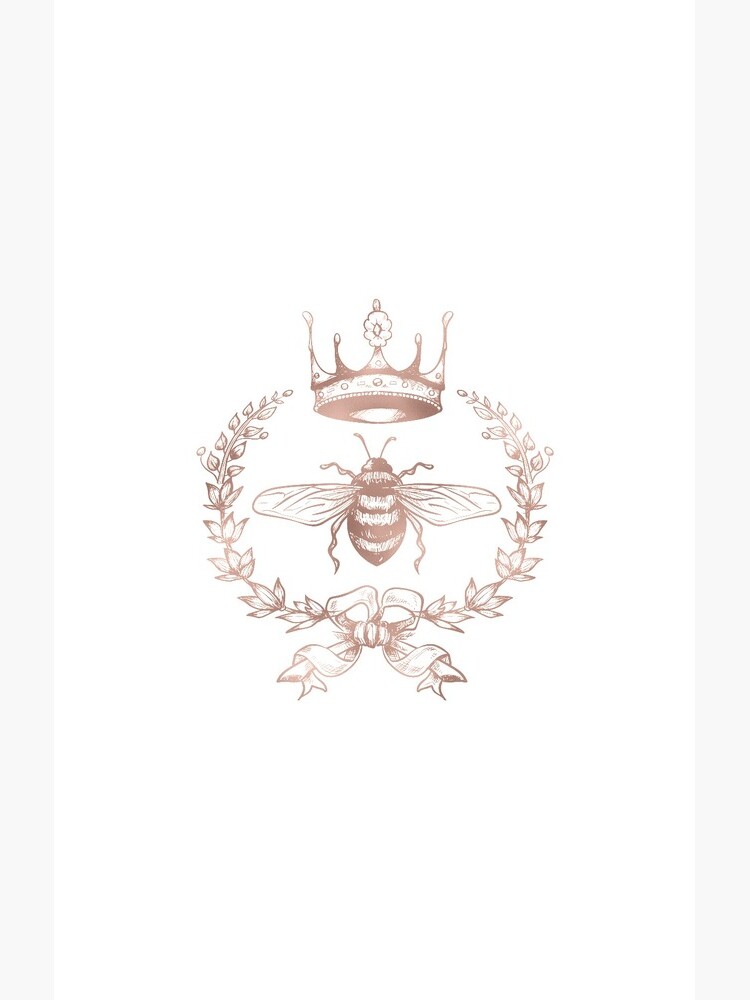 Queen Bee in Rose Gold Pink by naturemagick