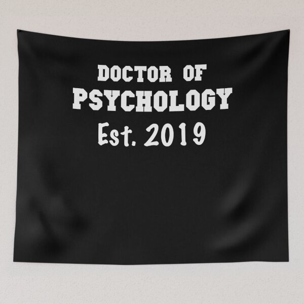 Artikelvorschau, Psychologe-Abschluss-Shirt - Doktor der Psychologie Est. 2019 - Psychologe Geschenk entworfen und verkauft von Galvanized.