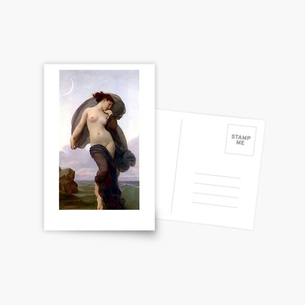 Evening Mood painting by William-Adolphe Bouguereau Postcard