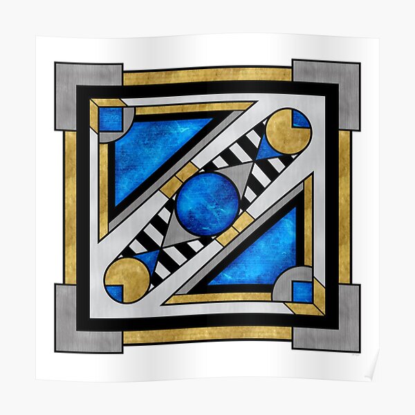 Boxball - Art Deco Design Poster