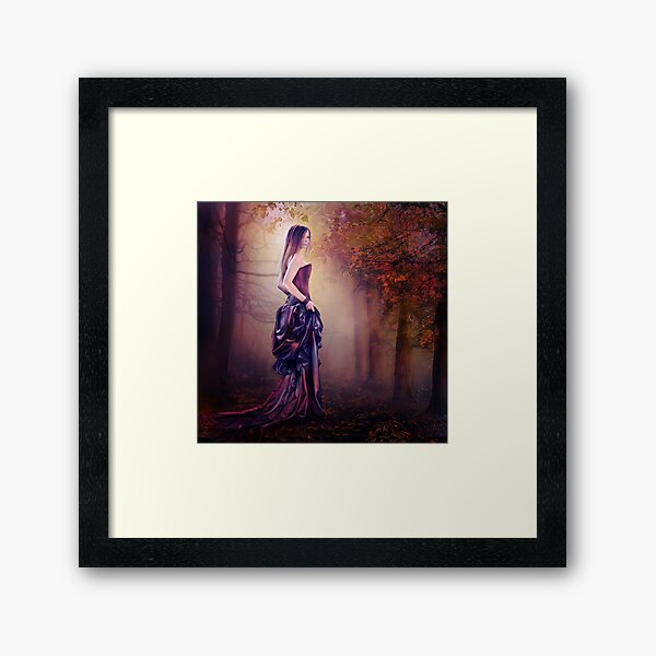 Listening the silence Framed Art Print