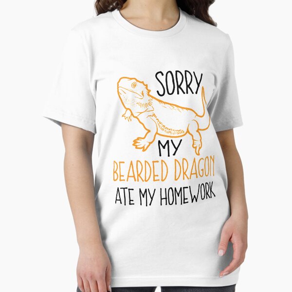 Item preview, Bearded Dragon product - Ate My Homework - Reptile Gifts designed and sold by stuch75.