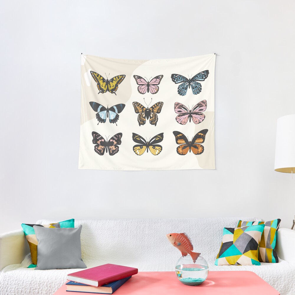 Butterfly Sticker Pack Tapestry