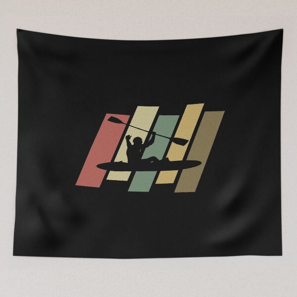 Item preview, Vintage Retro Kayak Gift Kayaking Outdoors Wilderness designed and sold by MintedFresh.