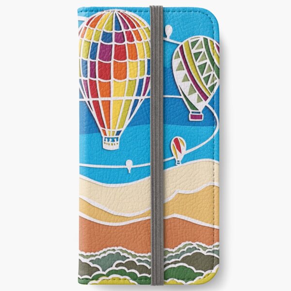 Basking Hot Air Balloons iPhone Wallet