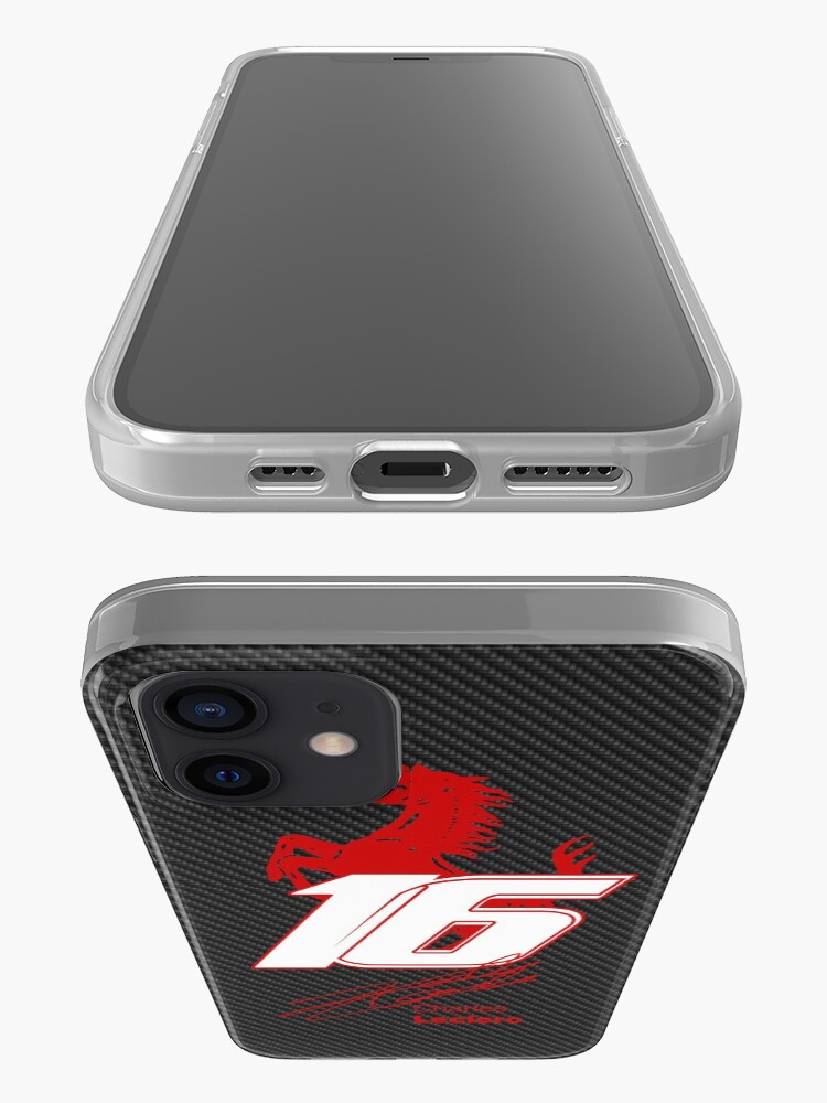 Alternate view of 2020 Charles Leclerc Carbon fiber edition iPhone Case & Cover