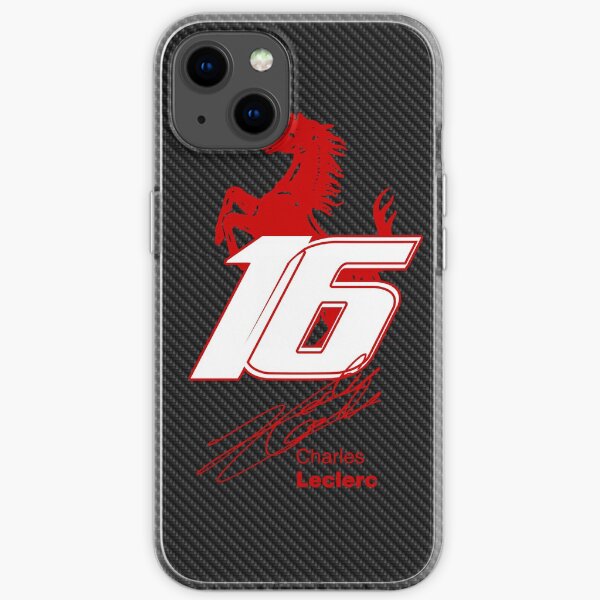 Édition Charles Leclerc 2020 en fibre de carbone Coque souple iPhone