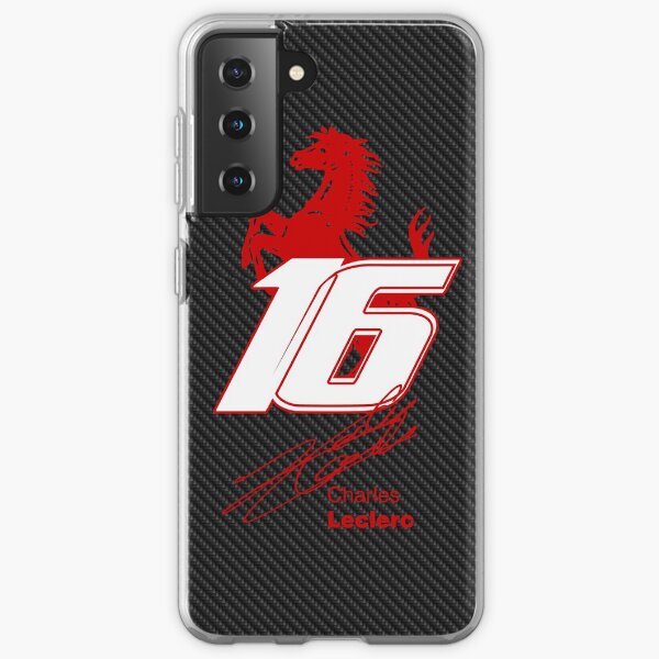 Édition Charles Leclerc 2020 en fibre de carbone Coque souple Samsung Galaxy