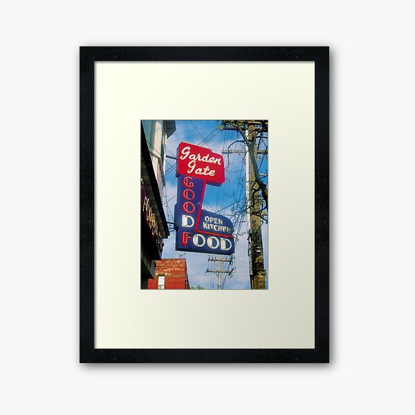 The Goof Restaurant Framed Art Print