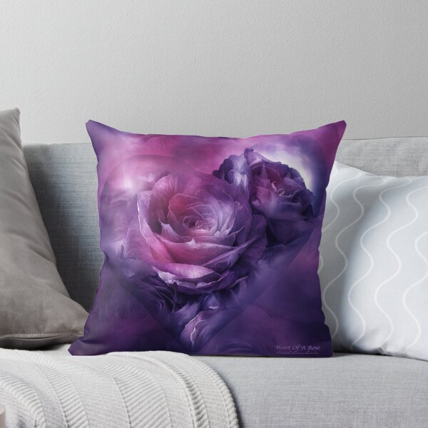 Item preview, Heart Of A Rose - Burgundy Purple designed and sold by Carol  Cavalaris.
