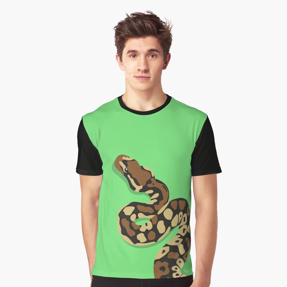 mens python print shirt
