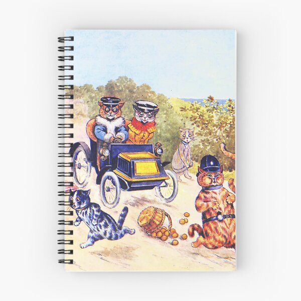 Item preview, Cats in Cars by Louis Wain designed and sold by karwilberevivalcollection.
