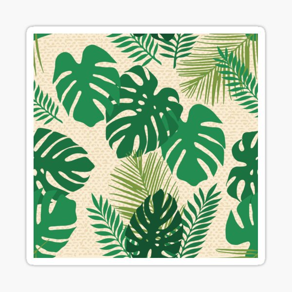 Tropical leaves Sticker