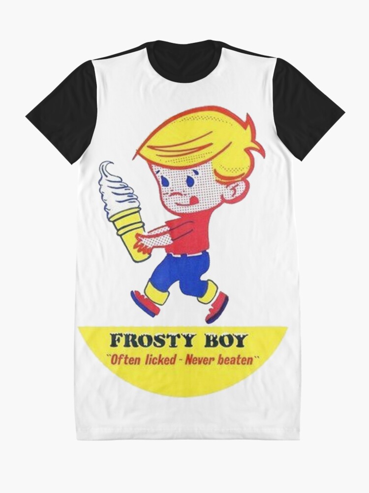 Alternate view of Frosty Boy Ice Cream Graphic T-Shirt Dress