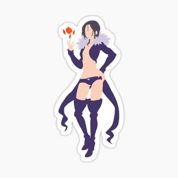 Die sieben Todsünden Minimalist Merlin Sticker