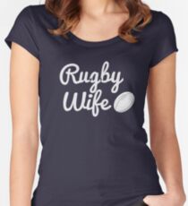 Rugby Wife T-shirt Women's Fitted Scoop T-Shirt