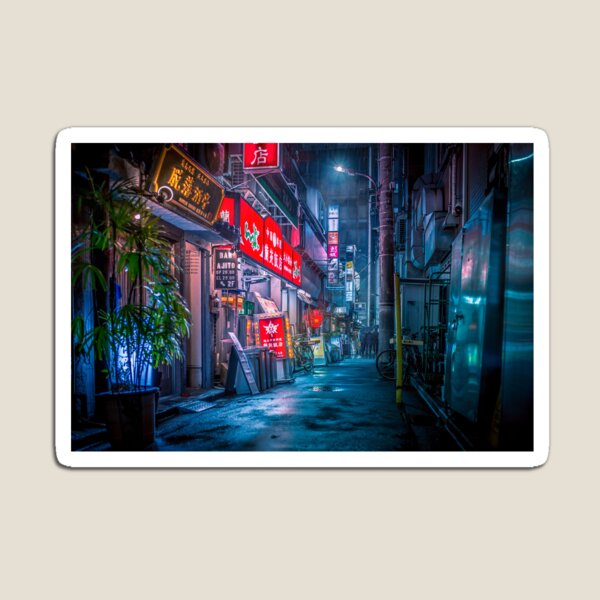 Item preview, Heavy Rain Over Neo Tokyo designed and sold by TokyoLuv.