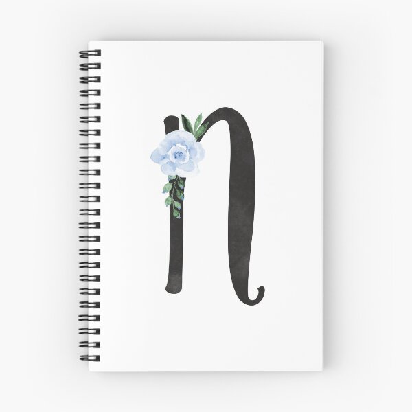 Item preview, Floral Monogram - N designed and sold by Ali Maeve Art.