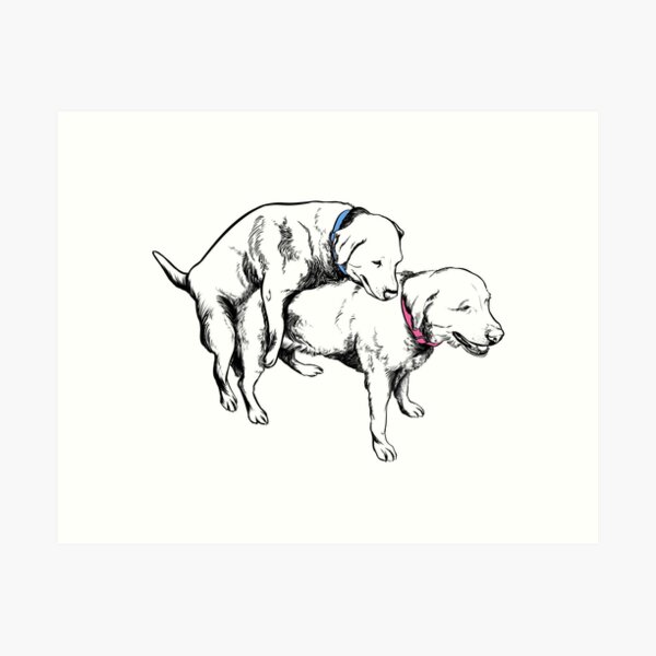 Item preview, Dog humping T-Shirt designed and sold by wayiman.