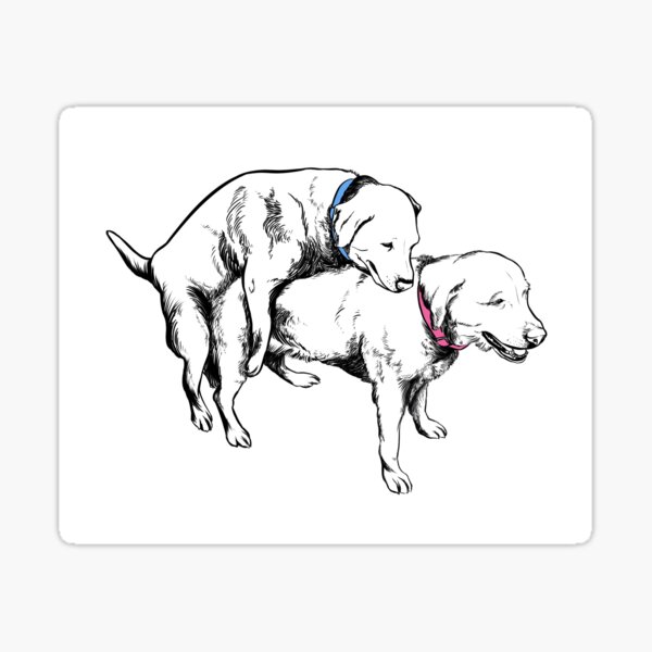 Item preview, Dog humping T-Shirt designed and sold by wayiman.