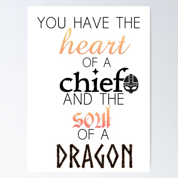 Item preview, HTTYD-Inspired "Heart of a Chief" designed and sold by mulberrydragon.