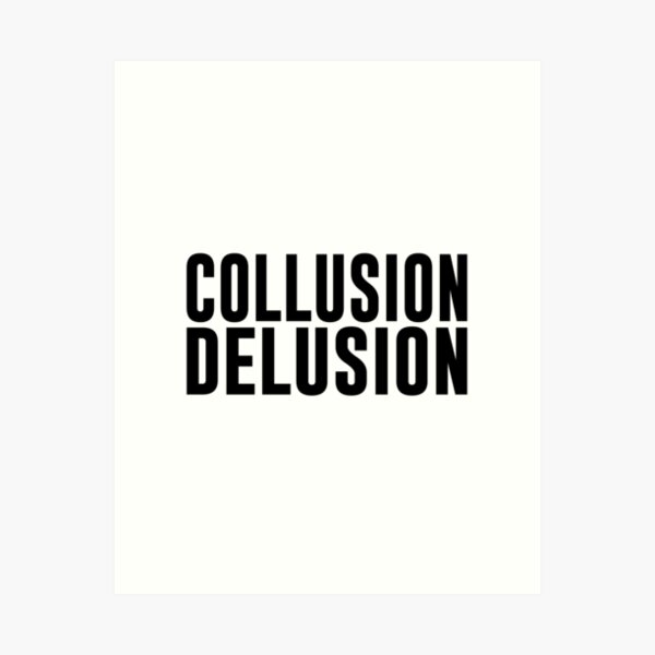Aperçu de l'œuvre Collusion Delusion - Chemise Trump Supporter créée et vendue par T-shirt For You.