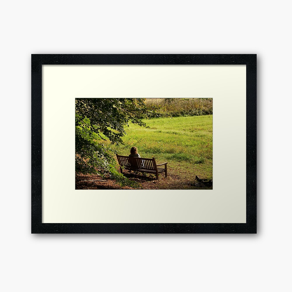 A quiet moment in solitude... Framed Art Print