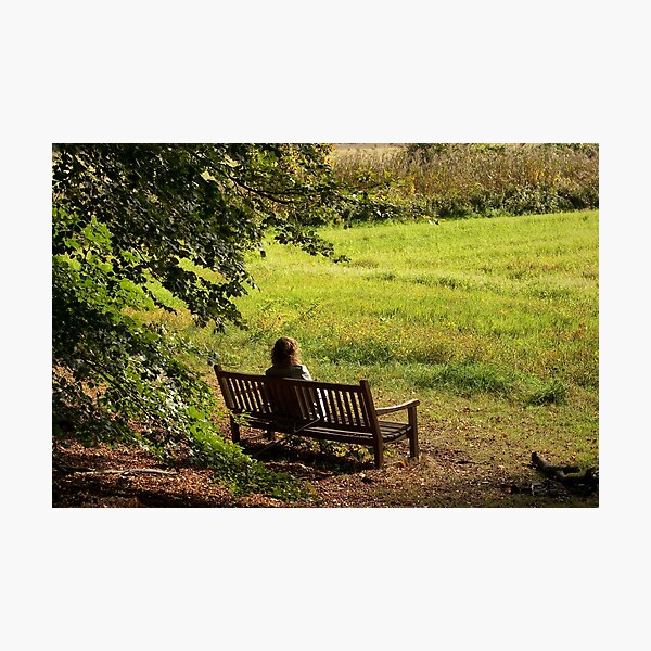 A quiet moment in solitude... Photographic Print