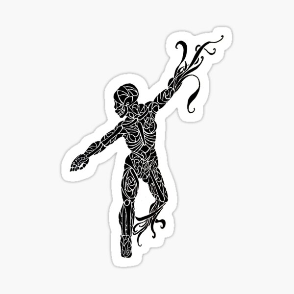 "Exoskeleton" Sticker by kaydee21 Redbubble